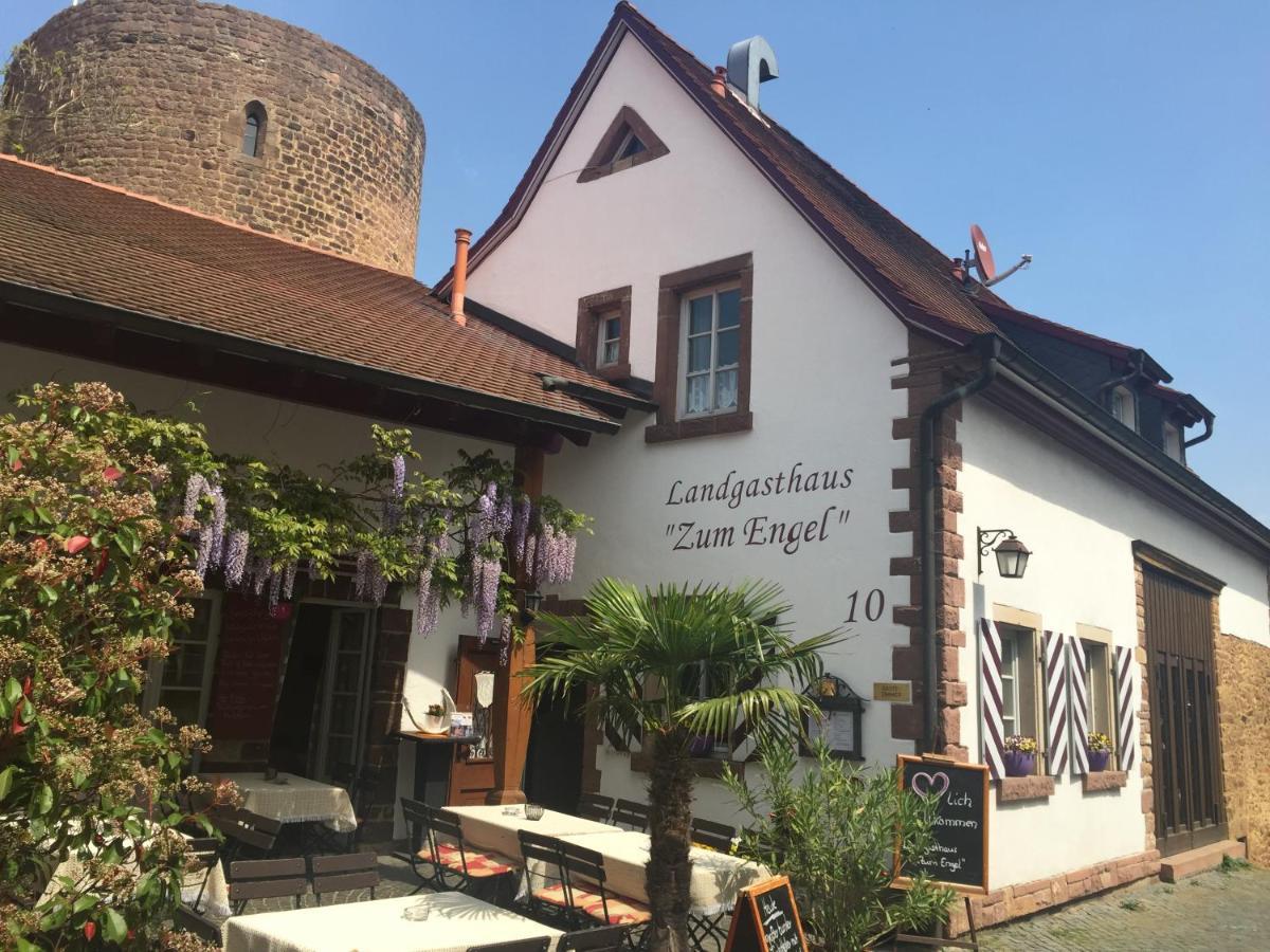 Landgasthaus "Zum Engel" Hotell Neuleiningen Exteriör bild